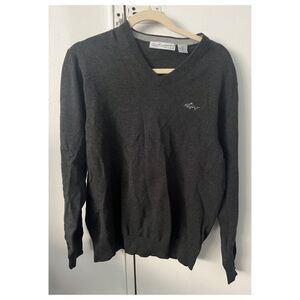 Grey Greg Norman V-neck sweater Size Medium